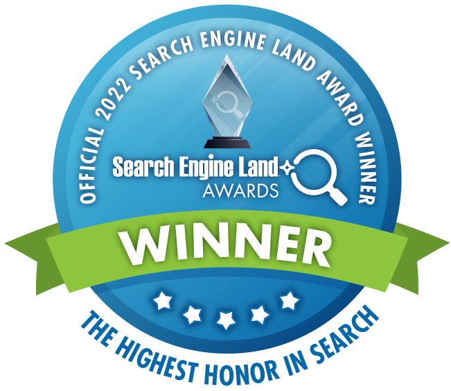 Search Engine Land Award Winner Badge